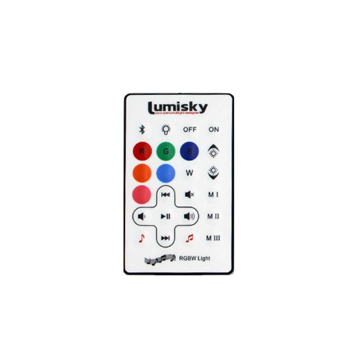Bluetooth högtalare med LED-belysning Lumisky SO PLAY
